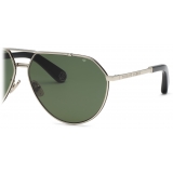 Philipp Plein - Occhiali da Sole Plein Signature - Palladio Lucido - Occhiali da Sole - Philipp Plein Eyewear