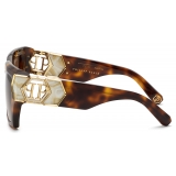 Philipp Plein - Plein Hera Sunglasses - Brown - Sunglasses - Philipp Plein Eyewear - New Exclusive Luxury