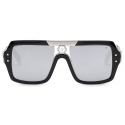 Philipp Plein - Occhiali da Sole Quadrati - Nero Argento - Occhiali da Sole - Philipp Plein Eyewear - New