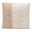 Avvenice - Cuscino Treccia in Cashmere Loro Piana - Crema Beige - Home - Luxury Exclusive Collection