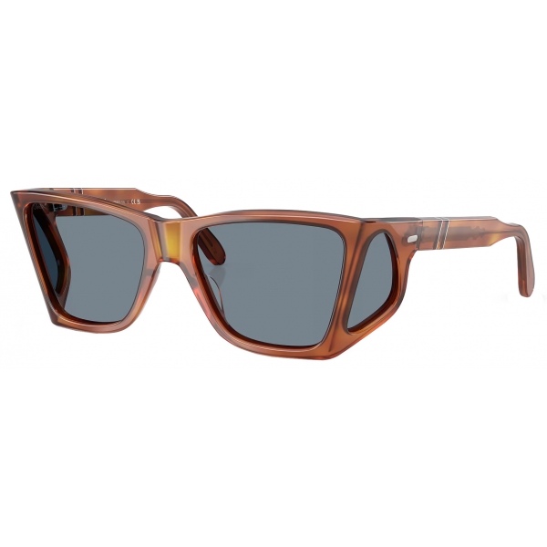 Persol - PO0009 - Terra di Siena / Azzurro - Occhiali da Sole - Persol Eyewear