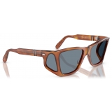 Persol - PO0009 - Terra di Siena / Azzurro - Occhiali da Sole - Persol Eyewear