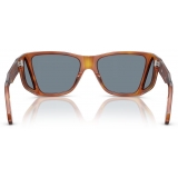 Persol - PO0009 - Terra di Siena / Azzurro - Occhiali da Sole - Persol Eyewear