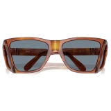 Persol - PO0009 - Terra di Siena / Azzurro - Occhiali da Sole - Persol Eyewear