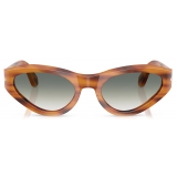 Persol - PO0052S - Marrone Striato / Verde Sfumato Trasparente - Occhiali da Sole - Persol Eyewear