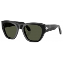 Persol - PO0054S - Black / Green - Sunglasses - Persol Eyewear