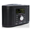 Pure - Chronos CD Series 2 - Nero - Radio Sveglia Digitale e FM con CD - Radio Digitale di Alta Qualità