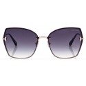 Tom Ford - Occhiali da Sole Nickie - Occhiali da Sole a Farfalla - Oro - Occhiali da Sole - Tom Ford Eyewear