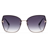 Tom Ford - Occhiali da Sole Nickie - Occhiali da Sole a Farfalla - Oro - Occhiali da Sole - Tom Ford Eyewear