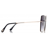 Tom Ford - Occhiali da Sole Nickie - Occhiali da Sole a Farfalla - Oro - Occhiali da Sole - Tom Ford Eyewear