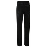 Givenchy - Jeans Strappati in Cotone Nero - Givenchy Exclusive Luxury Collection