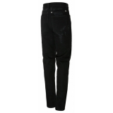 Givenchy - Black Cotton Ripped Jeans - Givenchy Exclusive Luxury Collection