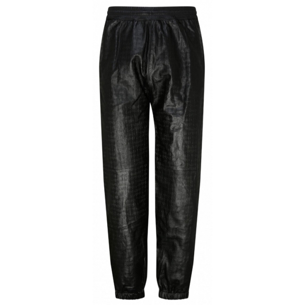 Givenchy - Black Nappa Leather Jogging Pants - Givenchy Exclusive Luxury Collection