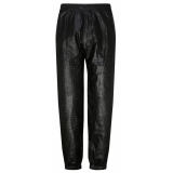 Givenchy - Black Nappa Leather Jogging Pants - Givenchy Exclusive Luxury Collection