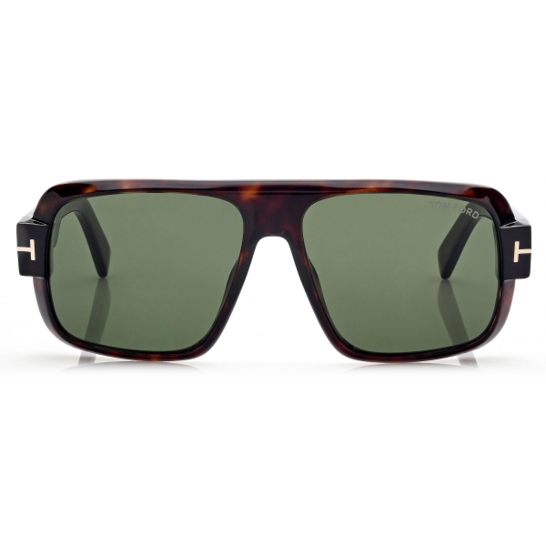 Tom Ford - Occhiali da Sole Turner - Occhiali da Sole Squadrati - Havana Scuro - Occhiali da Sole - Tom Ford Eyewear