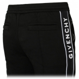 Givenchy - Black Jersey Logo Bands Joggers - Givenchy Exclusive Luxury Collection