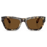 Persol - PO0091S - Brown Tortoise / Brown Polar - Sunglasses - Persol Eyewear