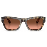 Persol - PO0091S - Brown Tortoise / Pink Gradient Brown - Sunglasses - Persol Eyewear