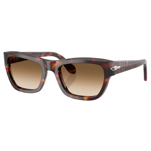 Persol - PO0091S - Havana / Clear Gradient Brown - Sunglasses - Persol Eyewear