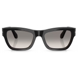 Persol - PO0091S - Nero / Grigio Sfumato Trasparente - Occhiali da Sole - Persol Eyewear