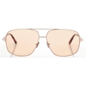 Tom Ford - Tex Sunglasses - Navigator Sunglasses - Rose Gold Brown - Sunglasses - Tom Ford Eyewear