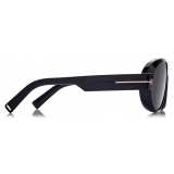 Tom Ford - Ochiali da Sole Blake - Occhiali da Sole Pilota - Nero - Occhiali da Sole - Tom Ford Eyewear