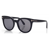 Tom Ford - Polarized Moira Sunglasses - Round Sunglasses - Black - Sunglasses - Tom Ford Eyewear