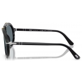 Persol - PO0202S - Senna Series - Black / Dark Blue Polar - Sunglasses - Persol Eyewear