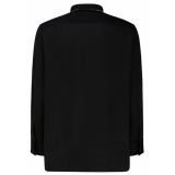 Givenchy - Black Cotton Collar Detail Shirt - Givenchy Exclusive Luxury Collection