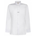 Givenchy - White Logo Plaque Shirt - Givenchy Exclusive Luxury Collection