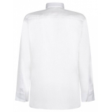 Givenchy - White Logo Plaque Shirt - Givenchy Exclusive Luxury Collection