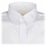 Givenchy - White Logo Plaque Shirt - Givenchy Exclusive Luxury Collection