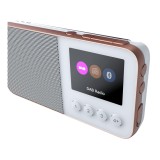 Pure - Move T4 - White - Pocket-Sized Personal DAB+/FM Rechargeable Radio with Bluetooth - High Quality Digital Radio