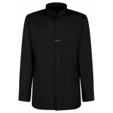 Givenchy - Black Logo Plaque Shirt - Givenchy Exclusive Luxury Collection