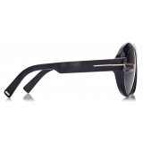 Tom Ford - Occhiali da Sole Inger - Occhiali da Sole Rotondi - Nero - Occhiali da Sole - Tom Ford Eyewear