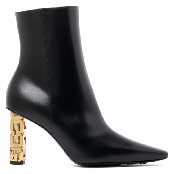 Givenchy - Black Calf Leather G Cube Ankle Boots - Givenchy Exclusive Luxury Collection