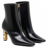 Givenchy - Black Calf Leather G Cube Ankle Boots - Givenchy Exclusive Luxury Collection