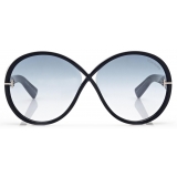 Tom Ford - Occhiali da Sole Edie - Occhiali da Sole Rotondi - Tartaruga - Occhiali da Sole - Tom Ford Eyewear