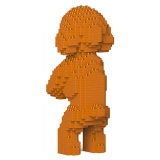 Jekca - Toy Poodle 04-M04 - Big - Lego - Sculpture - Construction - 4D - Brick Animals - Toys