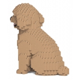 Jekca - Toy Poodle 03-M03 - Big - Lego - Sculpture - Construction - 4D - Brick Animals - Toys