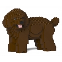 Jekca - Toy Poodle 05-M05 - Big - Lego - Sculpture - Construction - 4D - Brick Animals - Toys