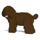 Jekca - Toy Poodle 05-M05 - Big - Lego - Sculpture - Construction - 4D - Brick Animals - Toys