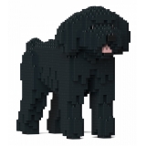 Jekca - Toy Poodle 01-M02 - Big - Lego - Sculpture - Construction - 4D - Brick Animals - Toys