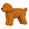 Jekca - Toy Poodle 01-M04 - Big - Lego - Sculpture - Construction - 4D - Brick Animals - Toys