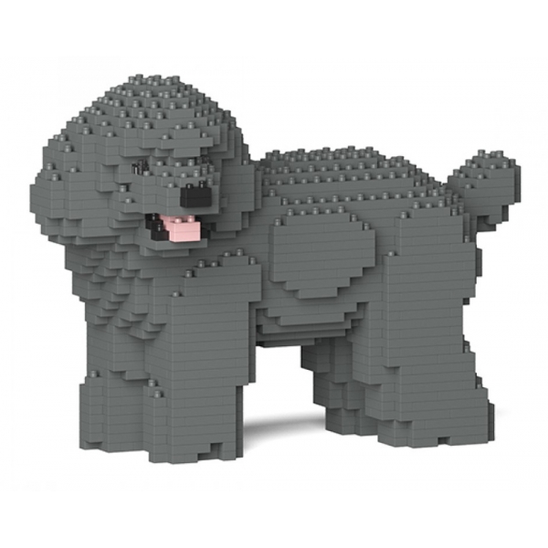 Jekca - Toy Poodle 05-M06 - Big - Lego - Sculpture - Construction - 4D - Brick Animals - Toys