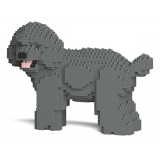 Jekca - Toy Poodle 05-M06 - Big - Lego - Sculpture - Construction - 4D - Brick Animals - Toys