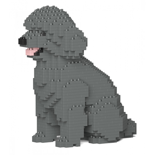 Jekca - Toy Poodle 03-M06 - Big - Lego - Sculpture - Construction - 4D - Brick Animals - Toys