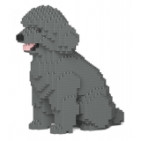 Jekca - Toy Poodle 03-M06 - Big - Lego - Scultura - Costruzione - 4D - Animali di Mattoncini - Toys