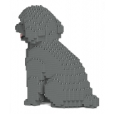 Jekca - Toy Poodle 03-M06 - Big - Lego - Sculpture - Construction - 4D - Brick Animals - Toys