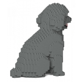 Jekca - Toy Poodle 03-M06 - Big - Lego - Sculpture - Construction - 4D - Brick Animals - Toys